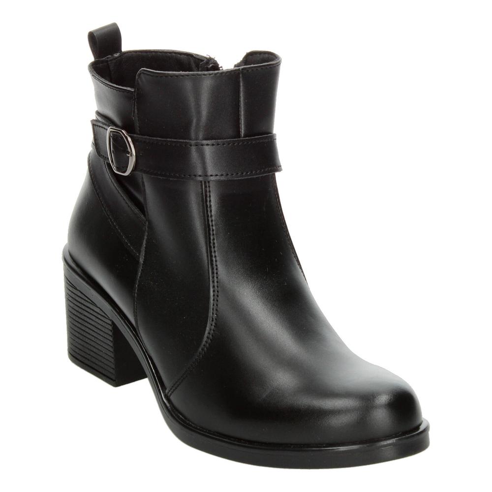 Foto 5 pulgar | Botín Mujer Green Love Negro Casual Clásico Con Tacón Negro