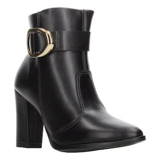 Foto 2 | Botines Dama Beira Rio Negro Casual Tacón 9 Cm Para Mujer Negro