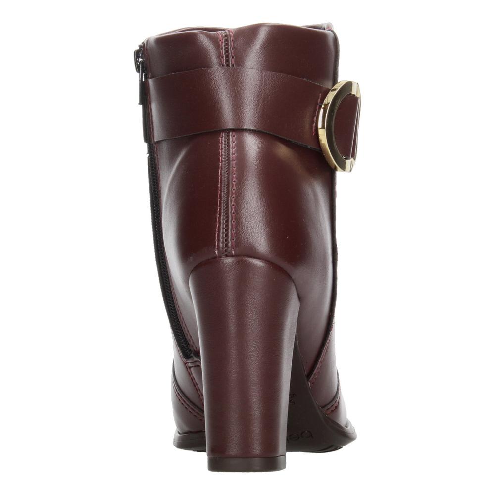 Foto 8 pulgar | Botines Dama Beira Rio Vino Tacón 9 Cm Casual Para Mujer Rojo