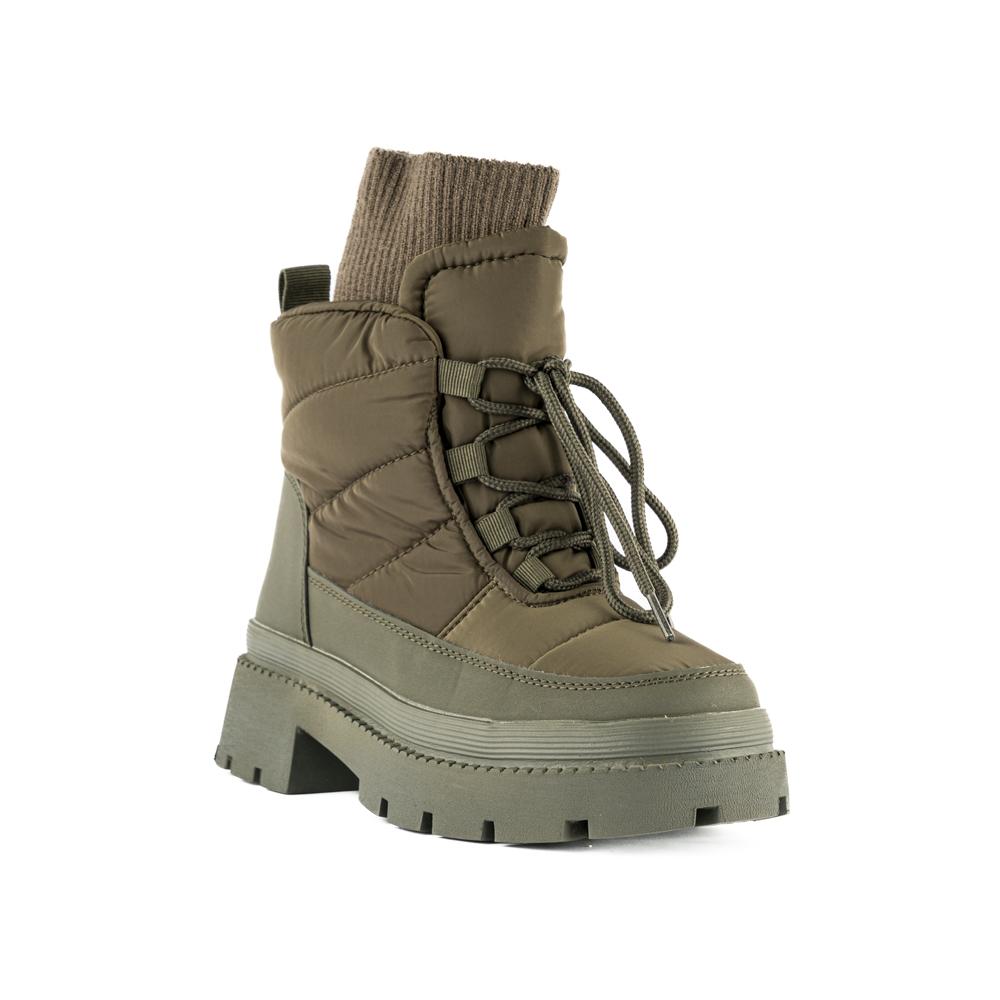 Foto 3 pulgar | Bota Invierno Peluche Moda Nieve Para Dama Walki Suzette Verde
