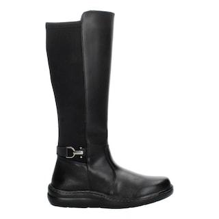 Foto 1 | Botas Mujer Green Love Negro Caña Alta Tubo Casual Para Dama Negro