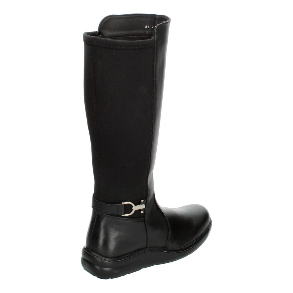 Foto 4 pulgar | Botas Mujer Green Love Negro Caña Alta Tubo Casual Para Dama Negro