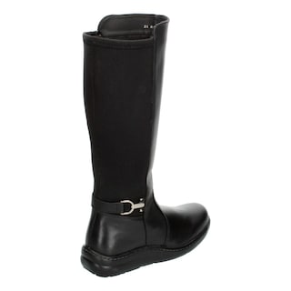 Foto 3 | Botas Mujer Green Love Negro Caña Alta Tubo Casual Para Dama Negro