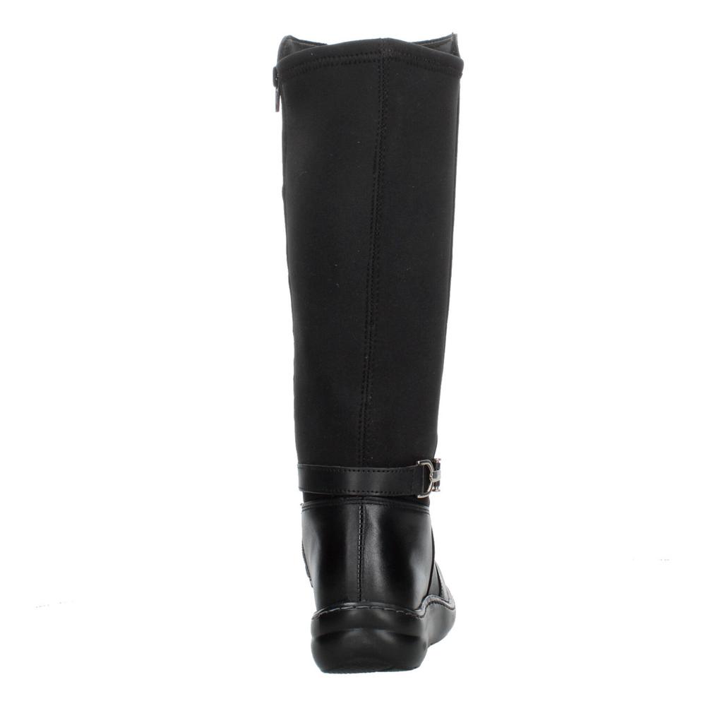 Foto 8 pulgar | Botas Mujer Green Love Negro Caña Alta Tubo Casual Para Dama Negro