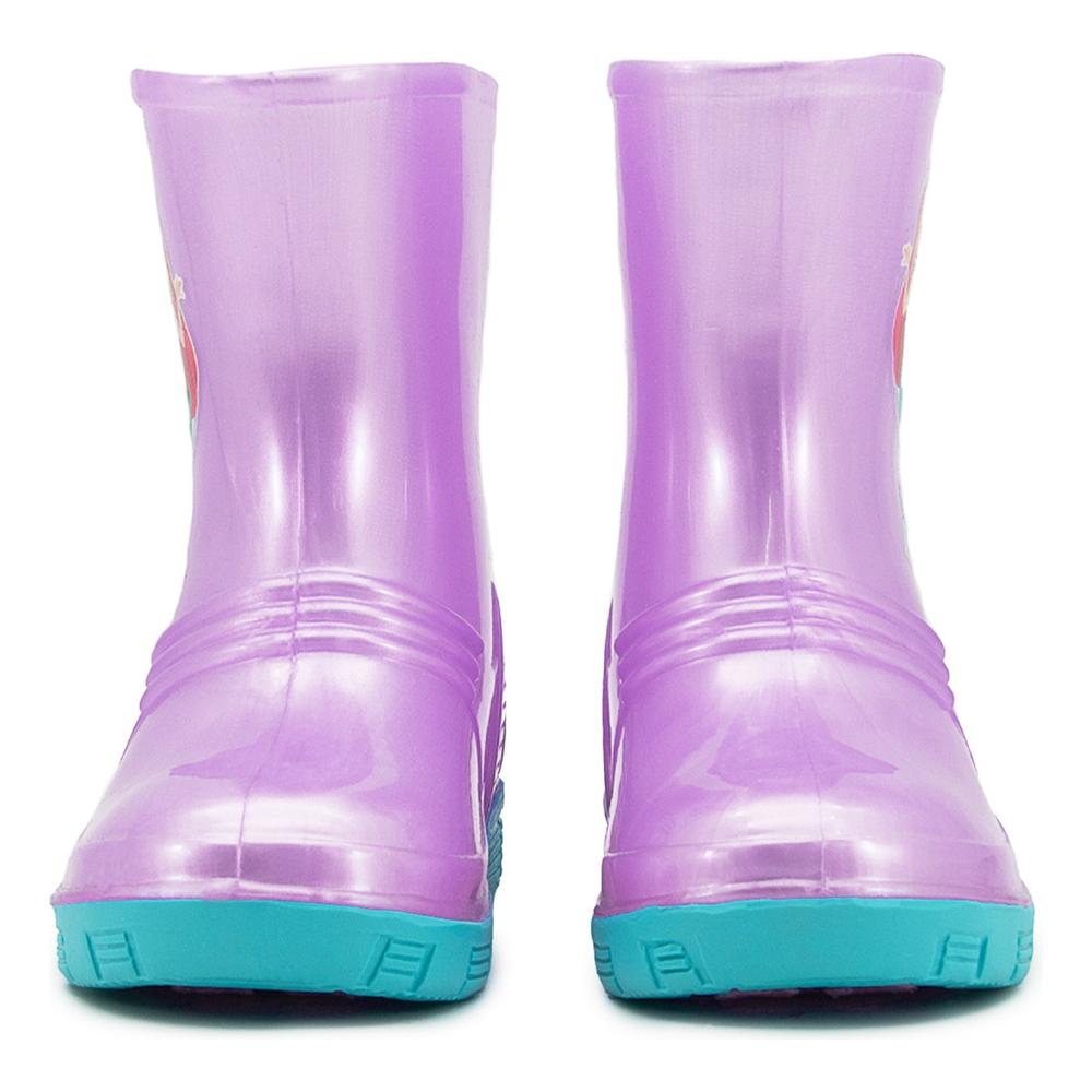 Foto 3 pulgar | Bota De Lluvia Disney Princesa Ariel Sirenita Flounder Lila