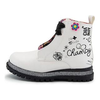 Foto 3 | Botin Moda Niña Distroller Chamoy Color Perla 15-21 Con Arco Beige
