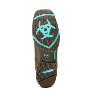 Foto 2 | Botas Ariat Para Mujer Anthem H2o, Marrón Tostado Oscuro, 10.5b - Venta Internacional.
