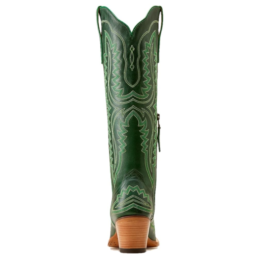 Foto 6 pulgar | Botas Ariat Casanova Bordadas Para Mujer, Hasta La Rodilla, Verde 37eu - Venta Internacional.