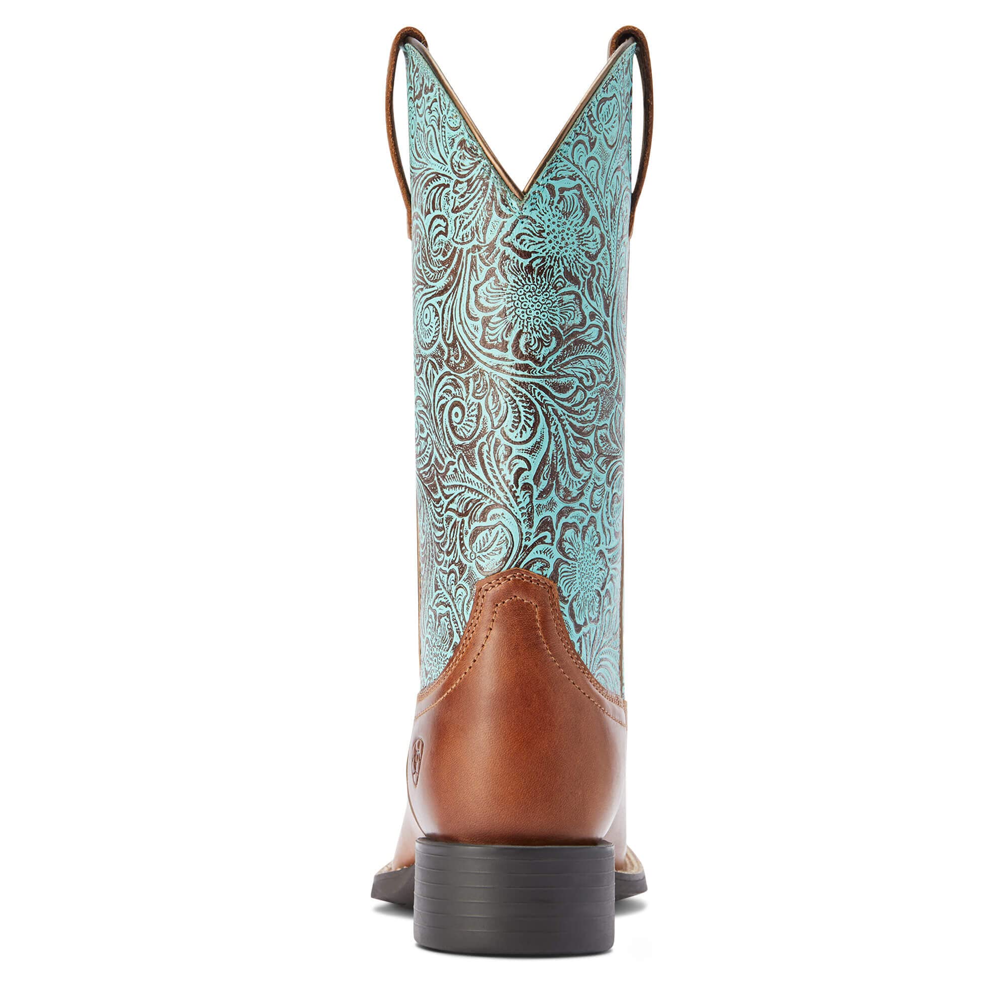 Foto 3 pulgar | Bota Vaquera Ariat De Piel Redonda Con Punta Cuadrada Y Punta Cuadrada - Venta Internacional.