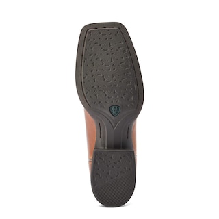 Foto 3 | Bota Vaquera Ariat De Piel Redonda Con Punta Cuadrada Y Punta Cuadrada - Venta Internacional.