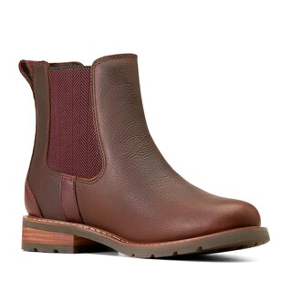 Foto 2 | Bota Ariat Wexford Waterproof Chelsea Marrón Oscuro Para Mujer - Venta Internacional.