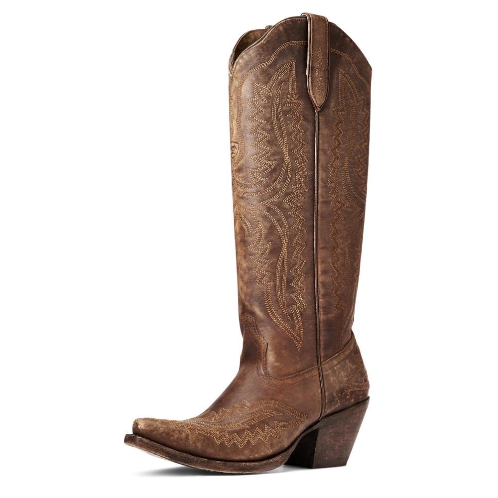 Foto 1 | Bota Vaquera Ariat Casanova De Piel Hasta La Rodilla Para Mujer - Venta Internacional.