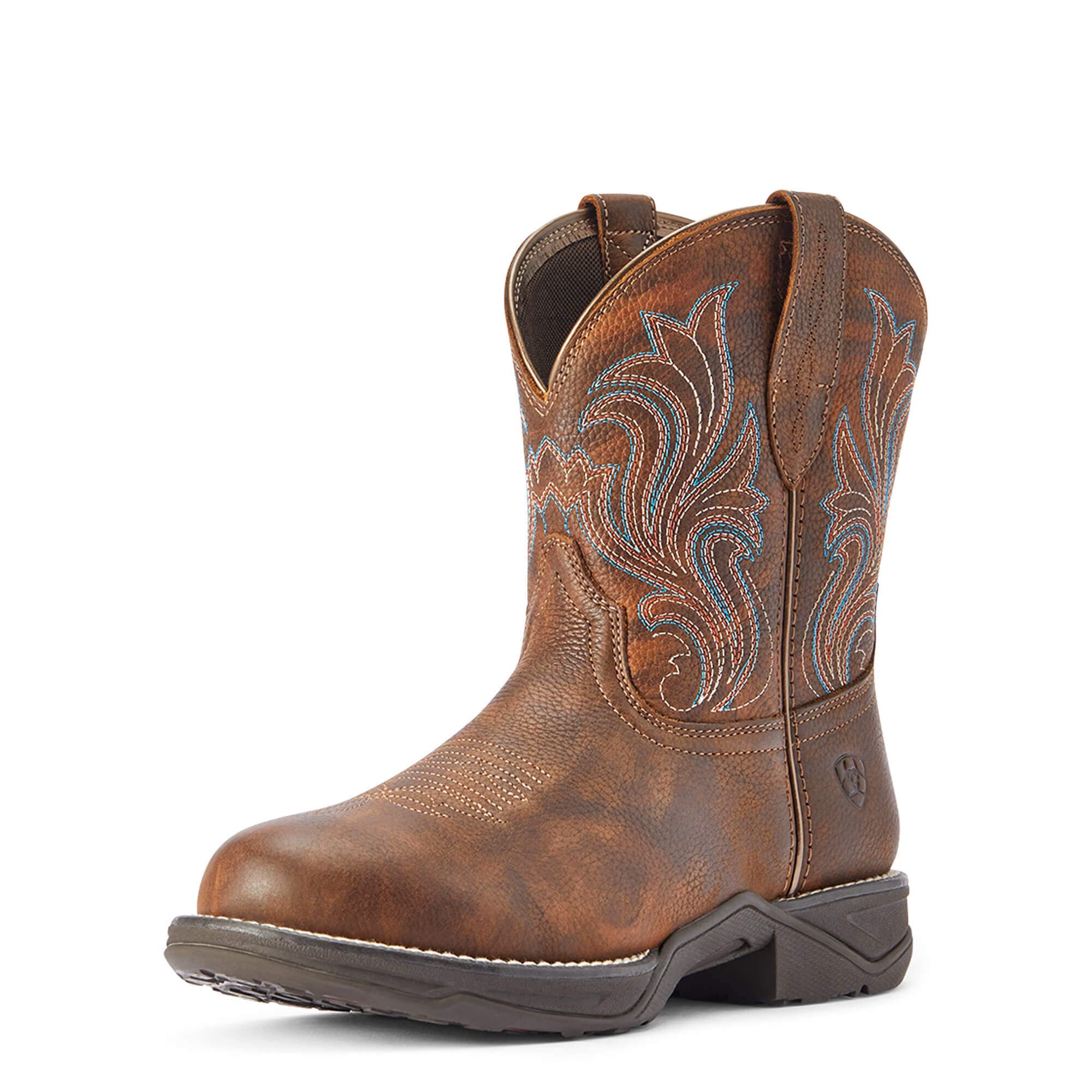 Foto 1 | Boot Ariat Anthem, Pantalones Cortos De Piel Vaquera Con Punta Redonda, Para Mujer - Venta Internacional.