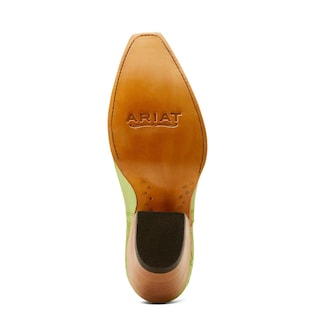 Foto 7 | Bota Ariat Dixon Western Para Mujer, Color Verde Eléctrico, Apple, Talla 8 - Venta Internacional.