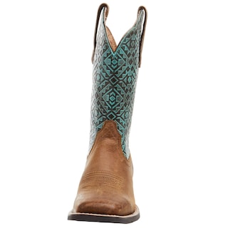 Foto 5 | Bota Vaquera Ariat, Redonda, Ancha Y Con Punta Cuadrada, Para Mujer, Estilo Old Earth - Venta Internacional.