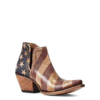 Foto 3 | Bota Vaquera Ariat Dixon Old Patriot Para Mujer, Talla 7.5 - Venta Internacional.