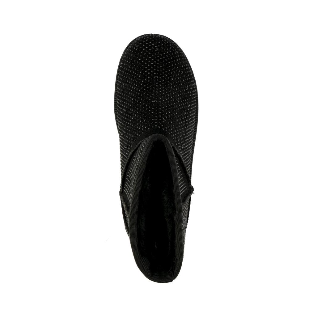 Foto 6 pulgar | Bota Invierno Peluche Moda Nieve 5cm Para Dama Walki Jbrillo Negro