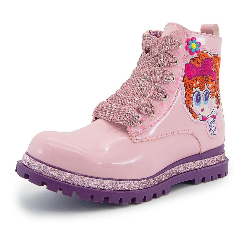 Foto 2 | Botin Tendencia Niña Distroller Chamoy Charol Rosa 15-21 Rosa