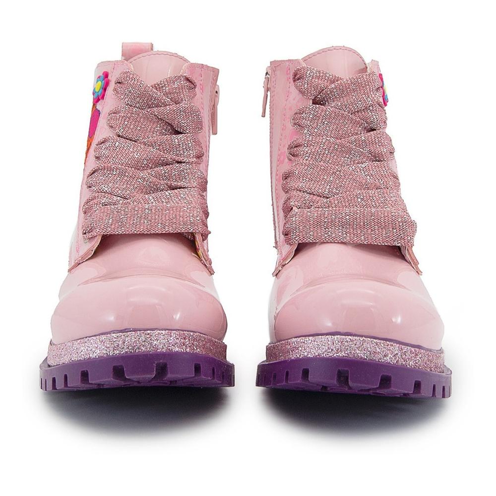 Foto 6 pulgar | Botin Tendencia Niña Distroller Chamoy Charol Rosa 15-21 Rosa