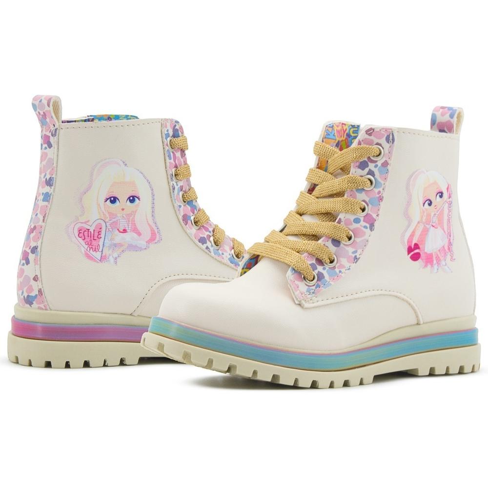 Foto 2 | Botin Para Niña Invierno Moda Distroller Beige 15-21 Beige