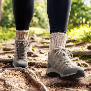 Foto 7 | Botas De Senderismo Nortiv 8 Snhb2212w Impermeables Para Mujer, Color Gris Claro - Venta Internacional.
