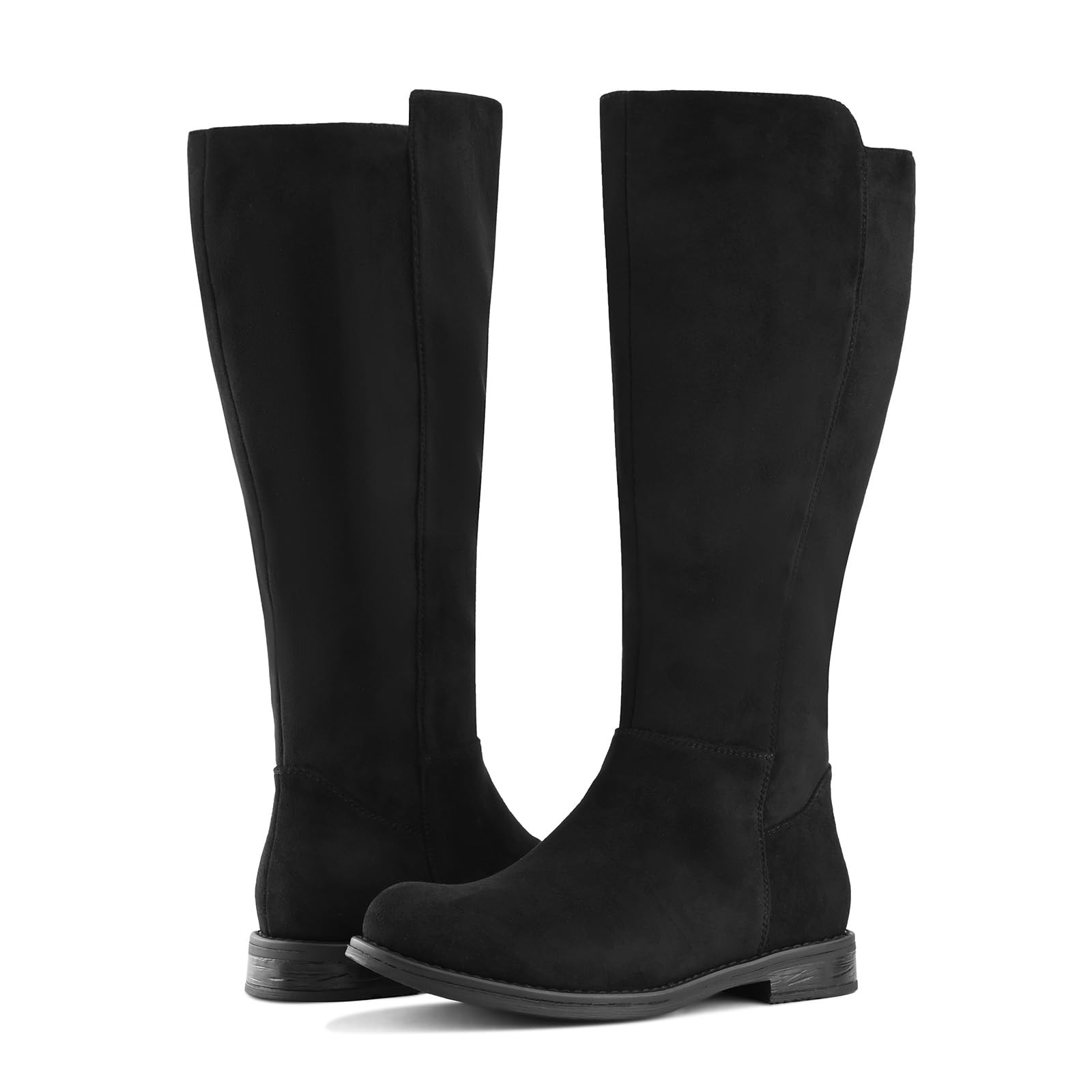Foto 2 pulgar | Botas Shoe'n Tale, Anchas, Pantorrillas, Hasta La Rodilla, Para Mujer, Color Negro, Talla 9 - Venta Internacional.