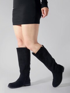 Foto 4 | Botas Shoe'n Tale, Anchas, Pantorrillas, Hasta La Rodilla, Para Mujer, Color Negro, Talla 9 - Venta Internacional.