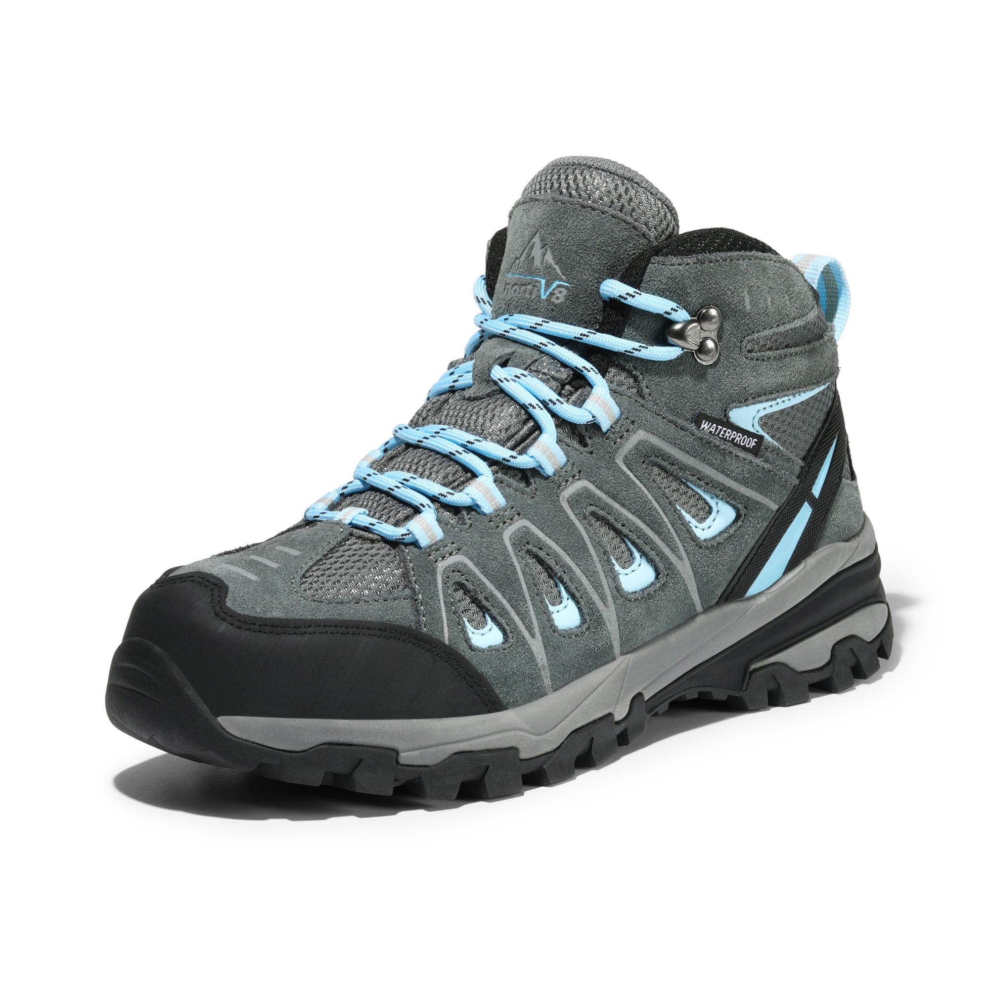 Foto 2 pulgar | Botas De Senderismo Nortiv 8 Snhb211w Impermeables Para Mujer, Talla 9, Gris/azul - Venta Internacional.