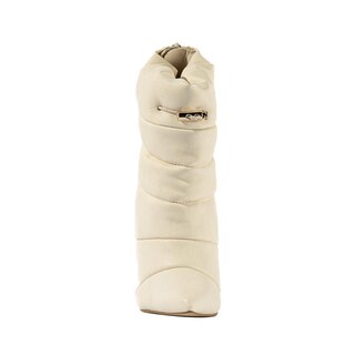 Foto 5 | Botines Tacon Delgado Moda 10.5cm Para Mujer Walki Francesca Beige