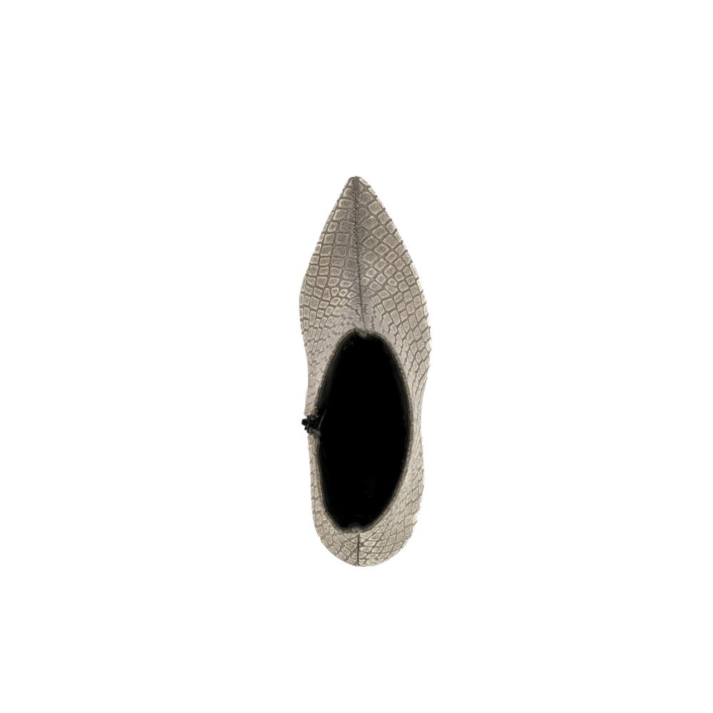 Foto 6 pulgar | Botín Tacón Ancho Casual 8cm Para Mujer Walki Liliana Plateado