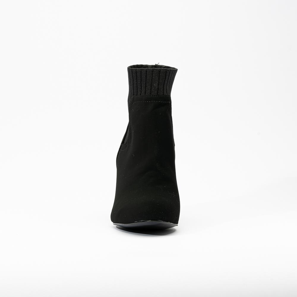 Foto 4 pulgar | Botines Calceta Tacon Casual 8cm Para Mujer Walki Arlett Negro