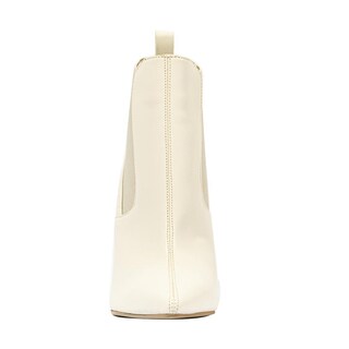 Foto 5 | Botín Chelsea Tacón Elástico 10cm Para Mujer Walki Yolanda Beige