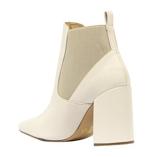 Foto 6 | Botín Chelsea Tacón Elástico 10cm Para Mujer Walki Yolanda Beige