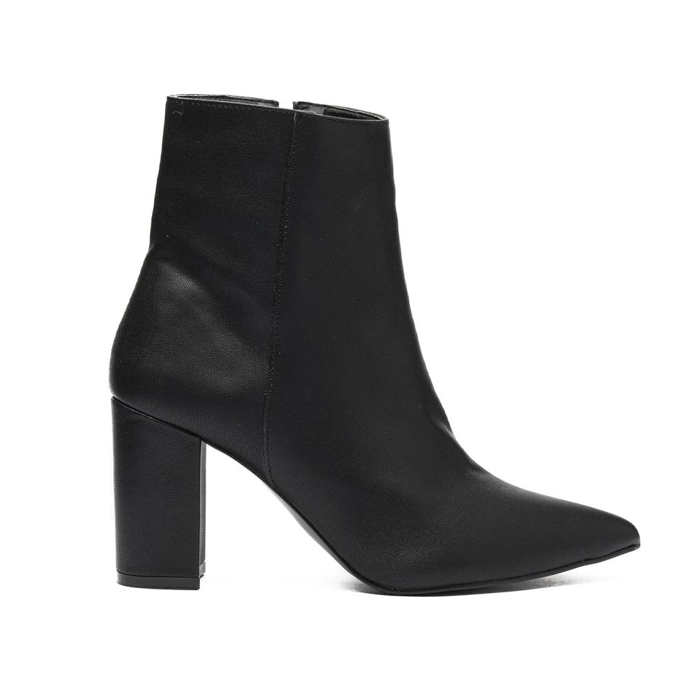 Foto 2 pulgar | Botín Tacón Ancho Casual 8cm Para Mujer Walki Liliana Negro