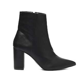 Foto 1 | Botín Tacón Ancho Casual 8cm Para Mujer Walki Liliana Negro