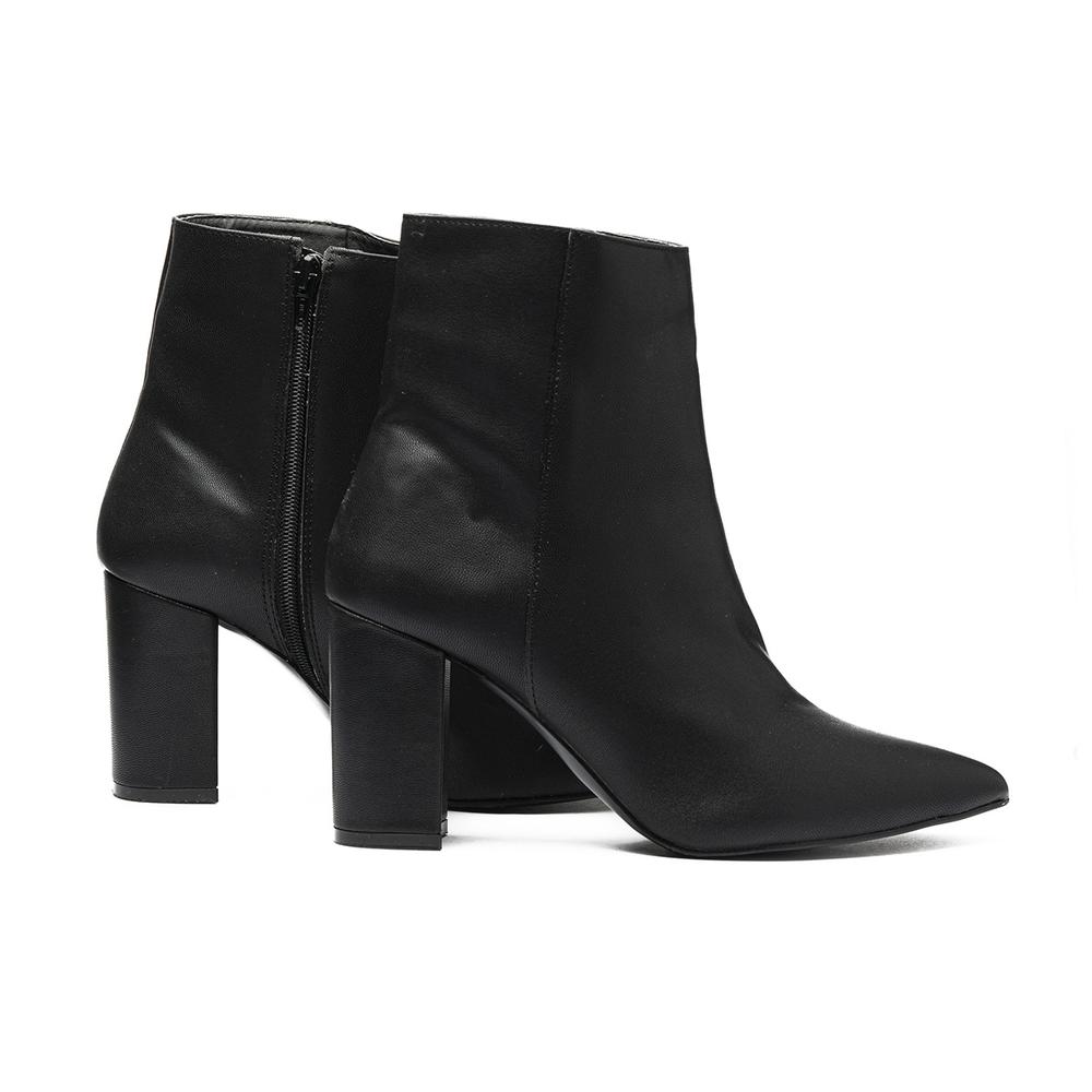 Foto 3 pulgar | Botín Tacón Ancho Casual 8cm Para Mujer Walki Liliana Negro