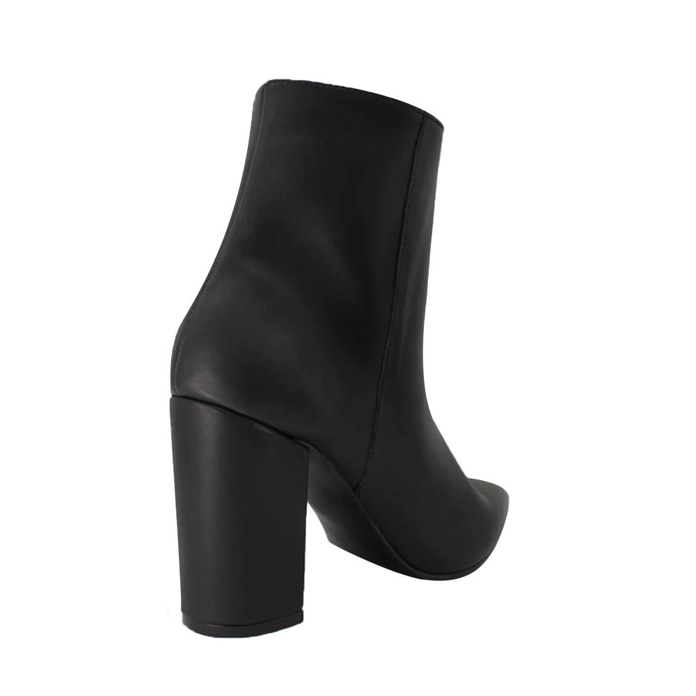 Foto 4 pulgar | Botín Tacón Ancho Casual 8cm Para Mujer Walki Liliana Negro