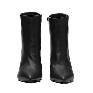 Foto 4 | Botín Tacón Ancho Casual 8cm Para Mujer Walki Liliana Negro
