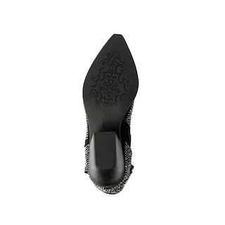 Foto 7 | Botas Vaqueras Brillo Tacón Moda 6cm Para Mujer Walki Emma Negro