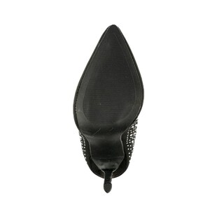 Foto 7 | Botín Puntal Alto Brillo Elástico 10cm De Mujer Walki Tania Negro