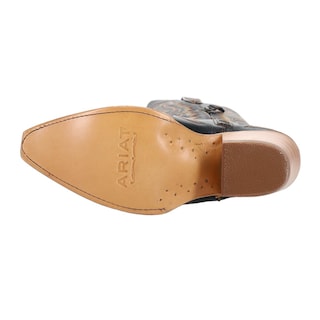 Foto 5 | Botas Ariat Casanova Bordadas De Piel Azul Para Mujer 6.5b - Venta Internacional.