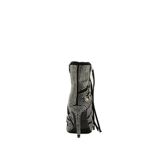 Foto 4 | Botin Alto Tacón 10cm Puntal Brillo De Mujer Walki Judith Negro