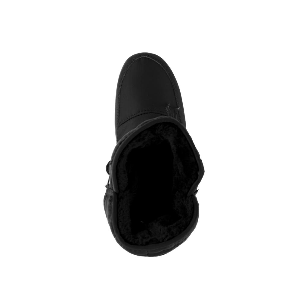 Foto 6 pulgar | Bota Invierno Peluche Moda Nieve 3cm Para Mujer Walki Sofia Negro