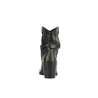 Foto 5 | Bota Botin Moda Vaquera Tacón 8 Cm Para Mujer Walki Maricela Negro