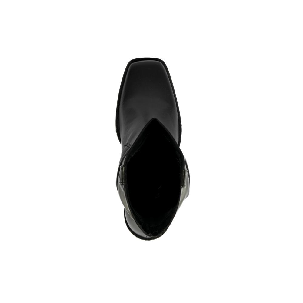 Foto 7 pulgar | Bota Botin Moda Vaquera Tacón 8 Cm Para Mujer Walki Maricela Negro