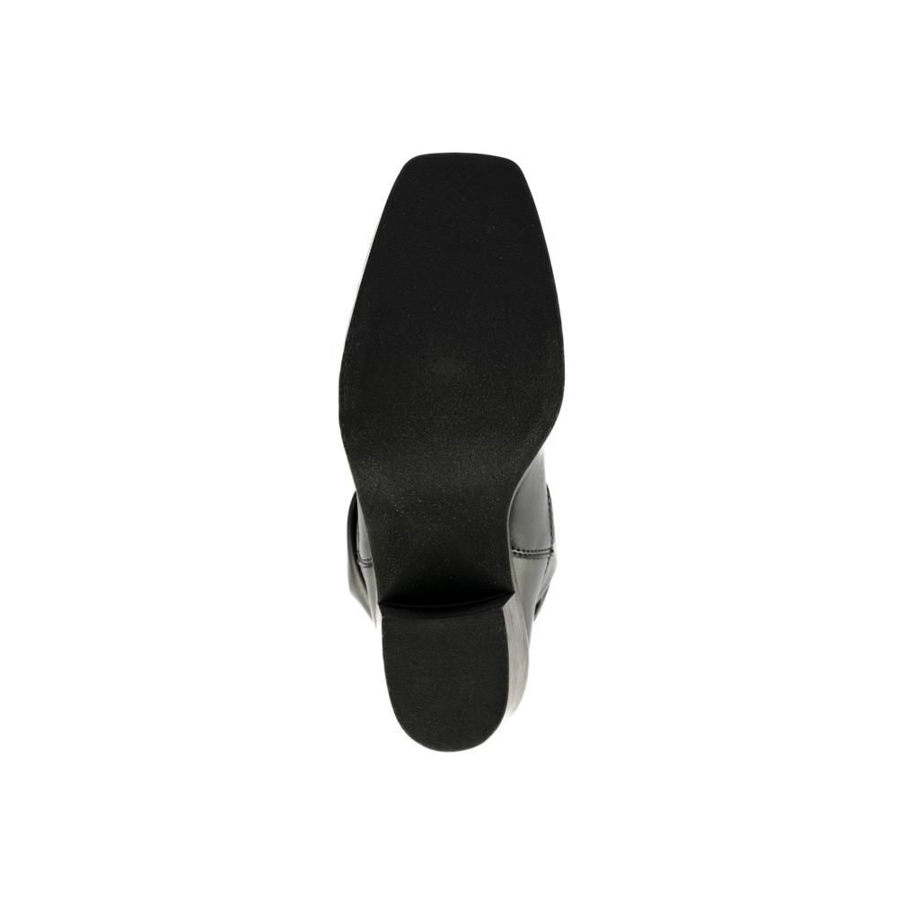 Foto 8 pulgar | Bota Botin Moda Vaquera Tacón 8 Cm Para Mujer Walki Maricela Negro