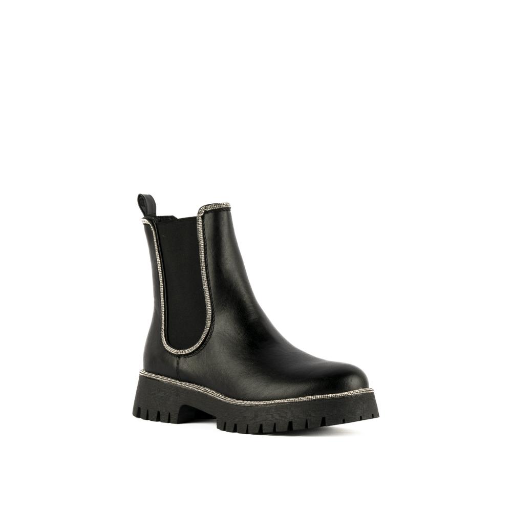 Foto 4 pulgar | Botín Chelsea Chunky Suela 4.5cm Para Mujer Walki Penelope Negro