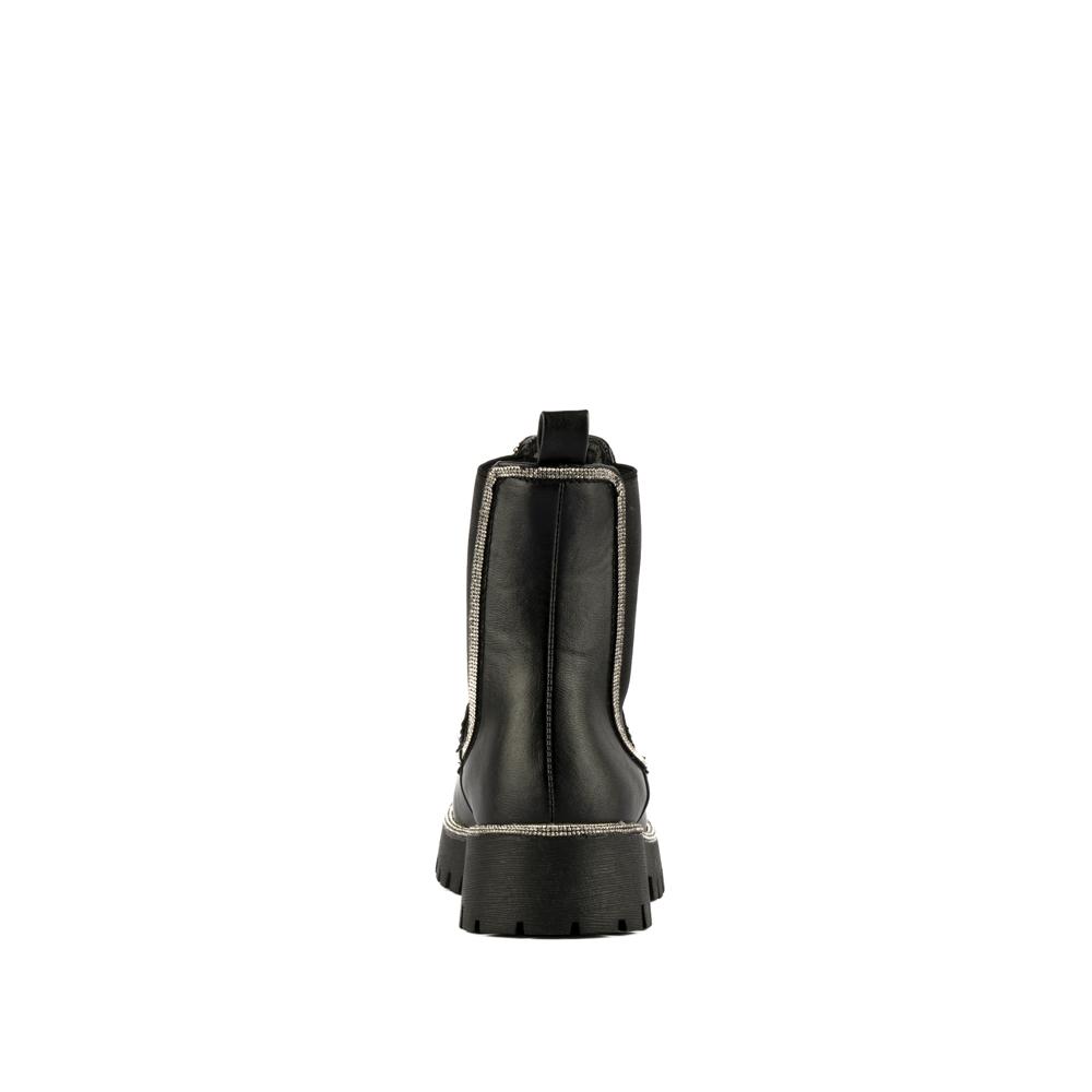 Foto 5 pulgar | Botín Chelsea Chunky Suela 4.5cm Para Mujer Walki Penelope Negro