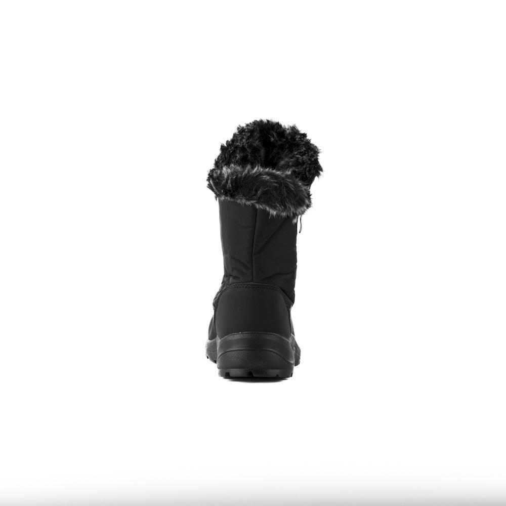 Foto 4 pulgar | Bota Invierno Peluche Nieve 3cm Para Mujer Walki Alejandra Negro