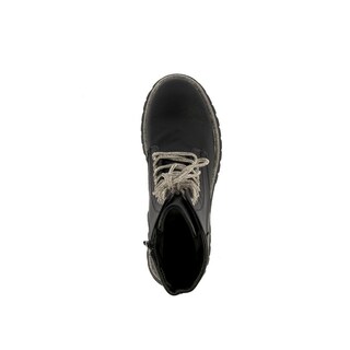 Foto 5 | Botines Combat Brillos Militar Trend Para Mujer Walki Emilia Negro